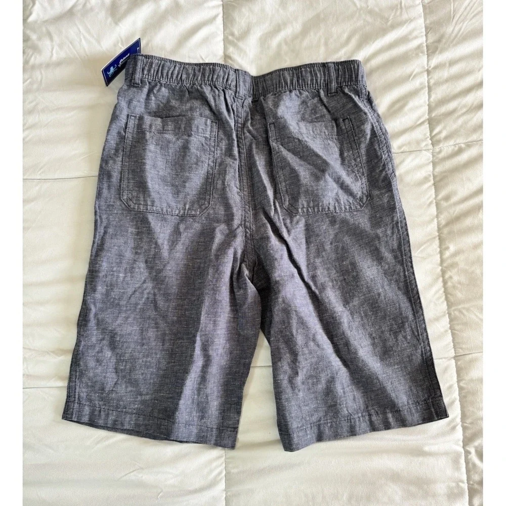 NWT Gymboree Blue Chambray Prairie Fields Shorts Size 12 Drawstring Pockets